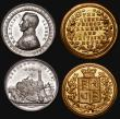 London Coins : A175 : Lot 878 : The Queen, Prince Albert & Britain's Hope a set of three white medal medalets celebrating &...