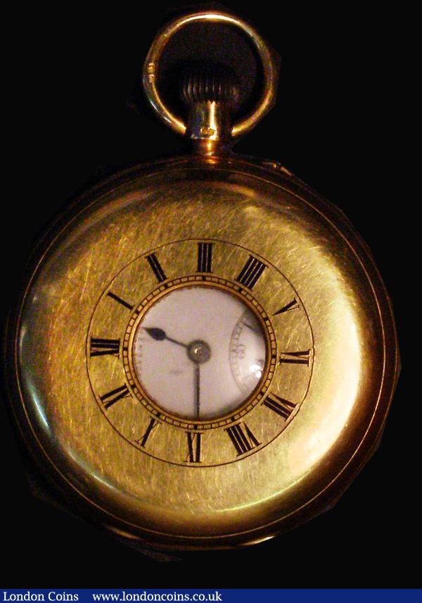 A Pocket Watch (c.1920s) in 18 carat gold case by John Hewitt, Coventry, the case hallmarked, in good second-hand condition  : Misc Items : Auction 175 : Lot 907