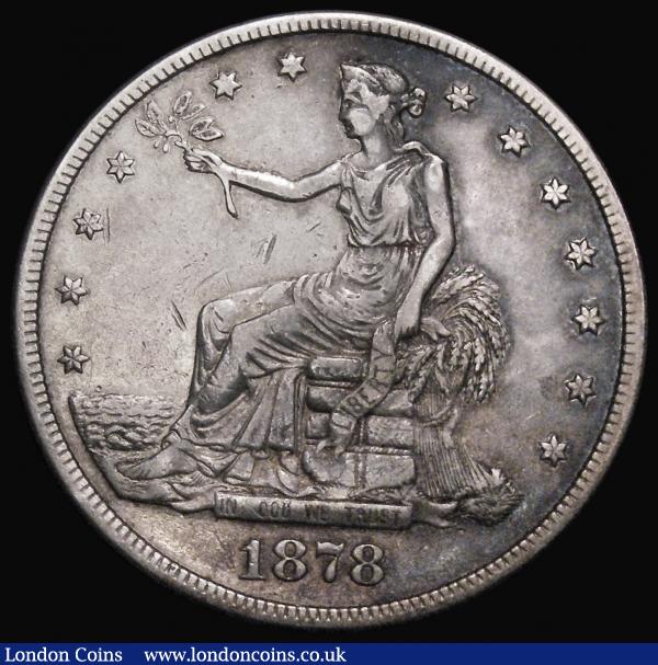 USA Trade Dollar 1878S Breen 5820 VF with some toning : World Coins : Auction 176 : Lot 1081