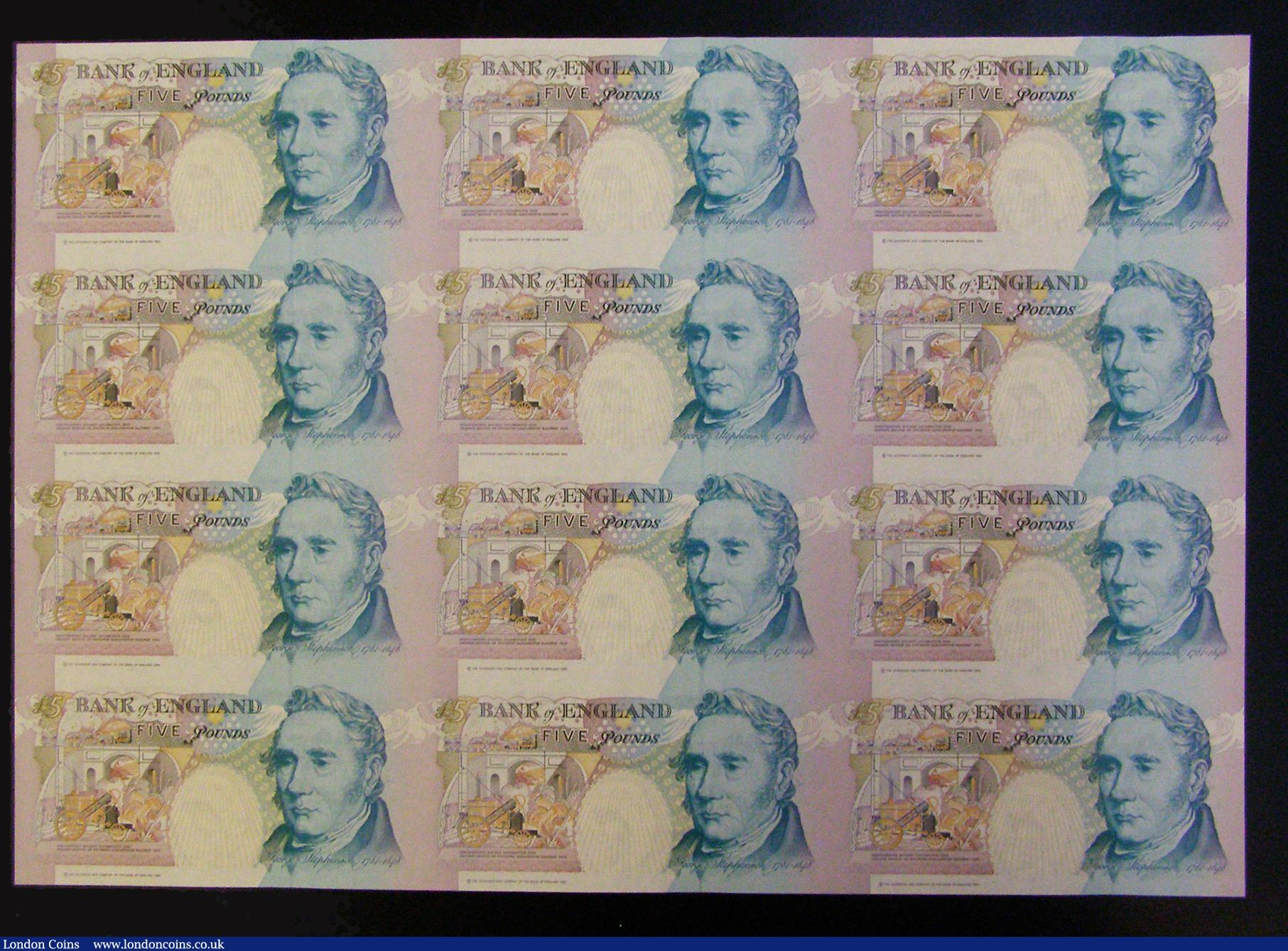 London Coins : A176 : Lot 129 : Bank of England 1997 Hong Kong Handover Limited World Edition of only 10,000 minisheets of 12 uncut ...