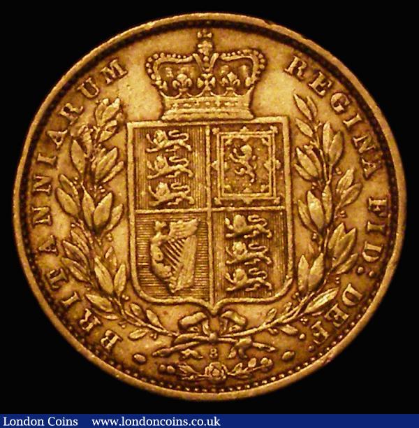 Sovereign 1873 Shield Reverse, Marsh 57, S.3853B, Die Number 8 Fine/Good Fine : English Coins : Auction 176 : Lot 1895