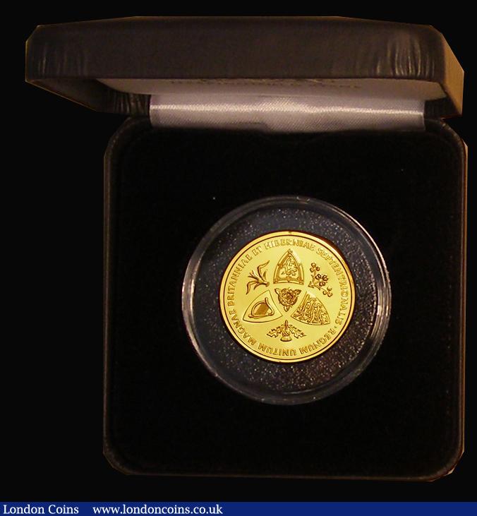 London Coins : A176 : Lot 765 : Medallic Gold 2015 The Royal Baby Gold Commemorative Obverse: Heraldic Royal Arms, Reverse: Title an...