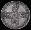 London Coins : A176 : Lot 1505 : Halfcrown 1745 LIMA ESC 605, Bull 1687, Good Fine/NVF