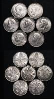 London Coins : A176 : Lot 2312 : Florins (14) 1893, 1897, 1901, 1914, 1916, 1919, 1920, 1921, 1923, 1928, 1931, 1932, 1935, 1936, the...