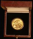 London Coins : A176 : Lot 465 : Sovereign 1992 S.SC2 Gold Proof FDC in the Royal Mint box of issue with certificate