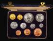 London Coins : A176 : Lot 669 : South Africa Proof Set 1952 an 11-coin set comprising Gold One Pound, Gold Half Pound, and Five Shil...
