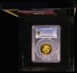 London Coins : A176 : Lot 693 : Tristan da Cunha Sovereign 2015 St.George and the Dragon Gold Proof in a PCGS holder and graded PR69...