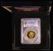 London Coins : A176 : Lot 694 : Tristan da Cunha Sovereign 2015 St.George and the Dragon Gold Proof in a PCGS holder and graded PR69...
