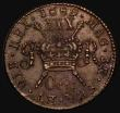 London Coins : A176 : Lot 956 : Ireland Halfcrown Gunmoney 1689 Oct: S.6579E, Timmins TB30E-1E, EF a little porous, a well-struck pi...