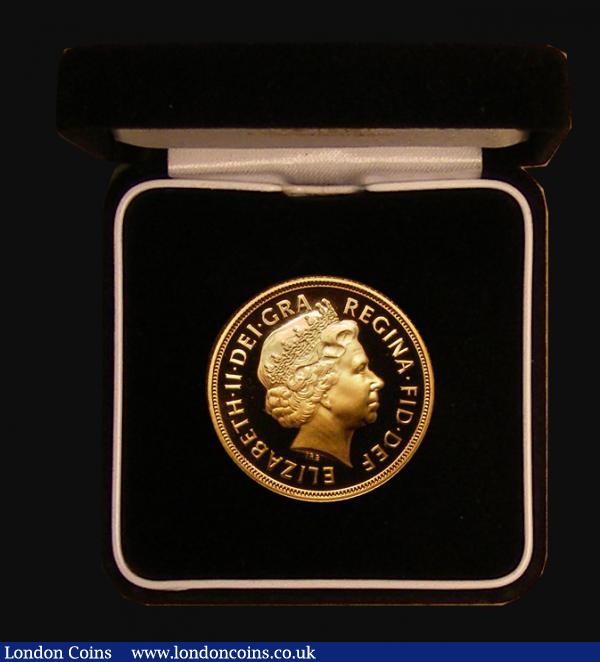 Sovereign 2003 S.SC4 Gold Proof FDC in the Royal Mint box of issue with certificate : English Cased : Auction 177 : Lot 488