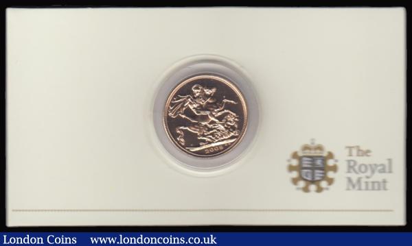 Sovereign 2009 S.SC7 Lustrous UNC on the Royal Mint card of issue : English Cased : Auction 177 : Lot 501
