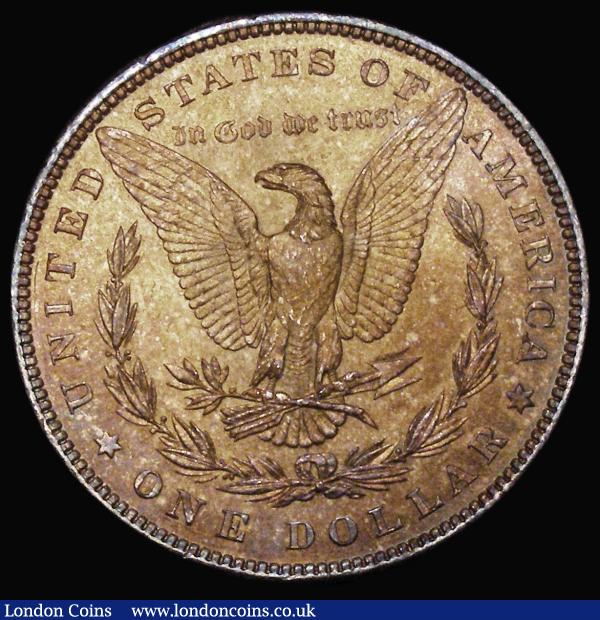 USA One Dollar 1882 Breen 5565 UNC with choice deep bronze toning, enhanced by touches of magenta on the high points, desirable in this grade with outstanding eye appeal  : World Coins : Auction 177 : Lot 1136