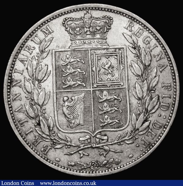 Halfcrown 1882 ESC 710, Bull 2761 NEF the reverse with some small spots on the wreath, Rare : English Coins : Auction 177 : Lot 1744