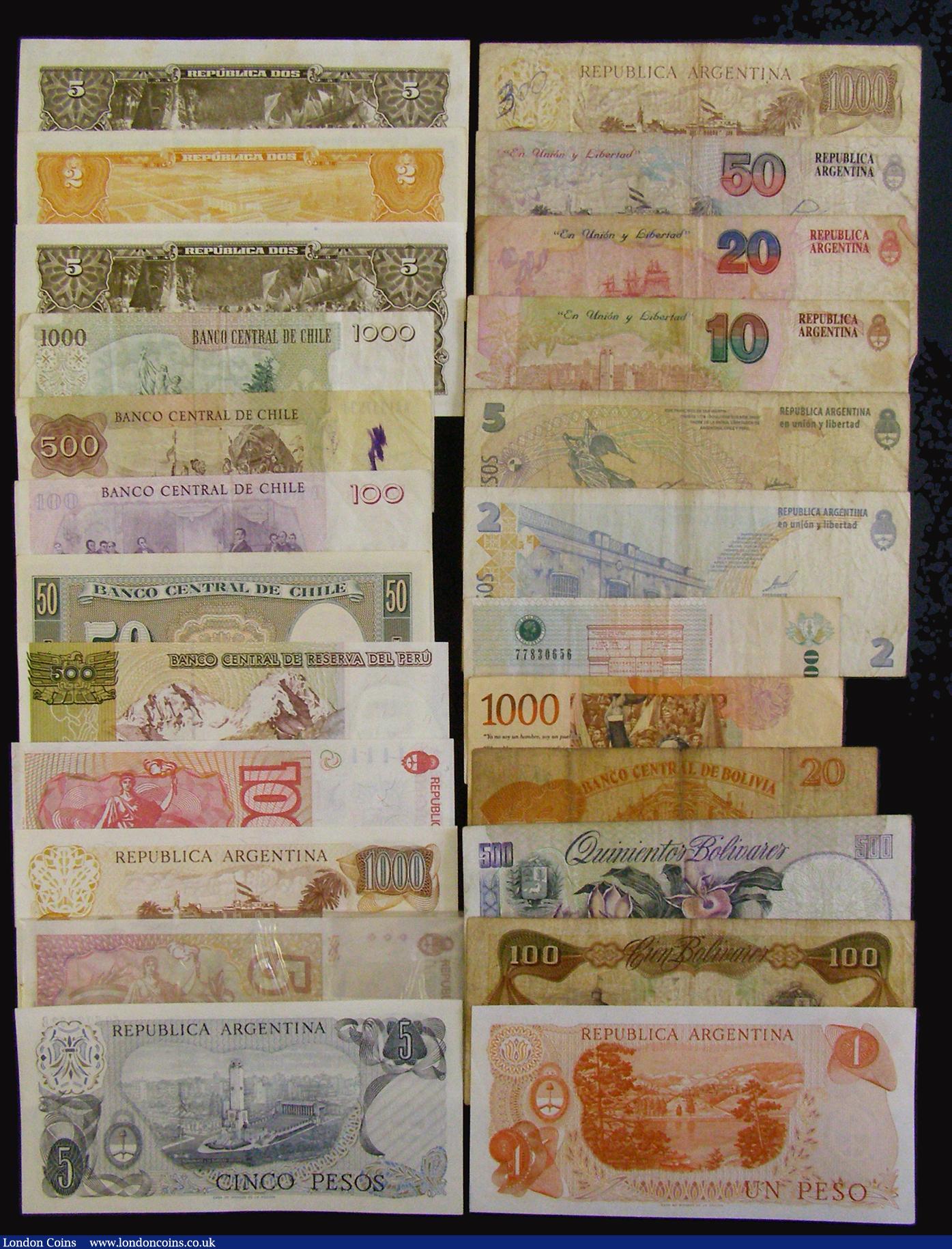London Coins : A177 : Lot 187 : South America (23) Brazil (3) 5 Cruzeiros undated 1953-1958 issue Estampa 2A, Series 2260A, Pick 158...