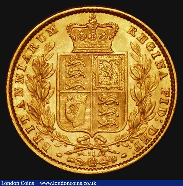 Sovereign 1872 Shield Reverse, Marsh 56, S.3853, Die Number 71 GVF/EF and pleasing : English Coins : Auction 177 : Lot 2027