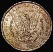London Coins : A177 : Lot 1137 : USA One Dollar 1883O Breen 5572 Lustrous UNC and choice with partial deep golden toning