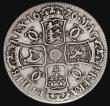 London Coins : A177 : Lot 1380 : Crown 1676 VICESIMO OCTAVO, ESC 51, Bull 397 VG or slightly better with signs of faint graffiti in t...