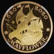 London Coins : A177 : Lot 605 : Two Pounds 2020 400th Anniversary of the Voyage of the Mayflower, graded presentation in an NGC hold...