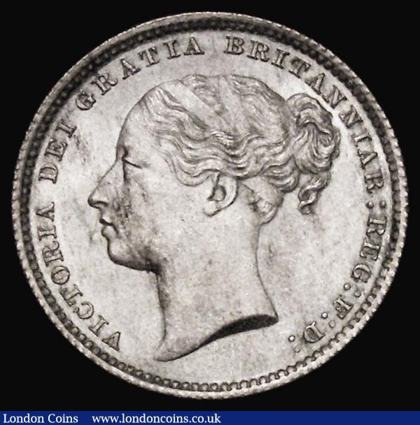 Shilling 1887 Young Head ESC 1349, Bull 3080 UNC or near so with good subdued lustre, the obverse with some lamination  : English Coins : Auction 178 : Lot 1647