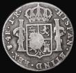 London Coins : A178 : Lot 1410 : Half Dollar George III with Oval Countermark struck on Bolivia 4 Reales 1775 Potosi PTS, as ESC 611,...