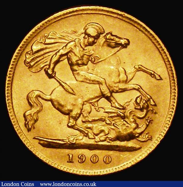 Half Sovereign 1900 Marsh 495, S.3878, About EF/EF : English Coins : Auction 178 : Lot 1447