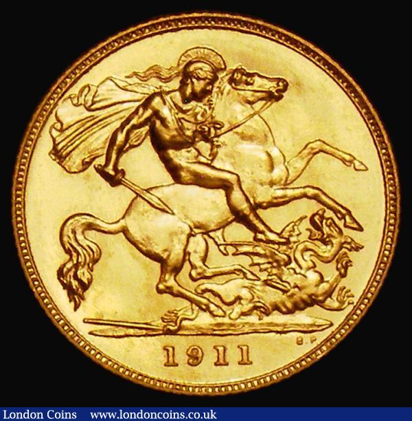 Half Sovereign 1911 Proof S.4006, Marsh 526A, nFDC retaining almost full mint brilliance : English Coins : Auction 178 : Lot 1458
