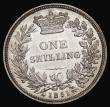 London Coins : A178 : Lot 1643 : Shilling 1851 ESC 1298, Bull 2999, A/UNC and lustrous, with golden tone in the legends, a most attra...