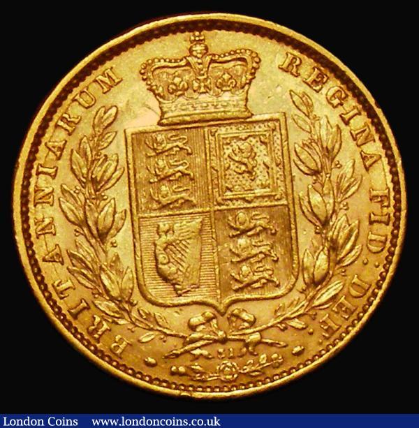 Sovereign 1872 Shield Reverse Marsh 56, S.3853B, Die Number 31, GVF/NEF : English Coins : Auction 178 : Lot 1748