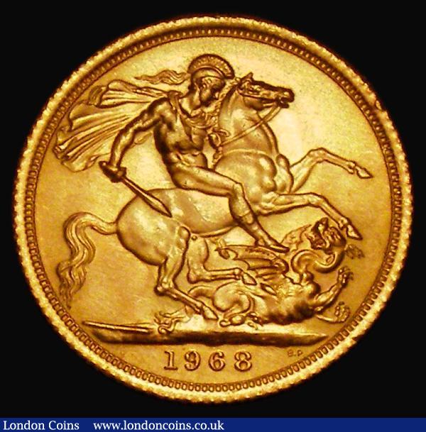 Sovereign 1968 Unc : English Coins : Auction 178 : Lot 1841