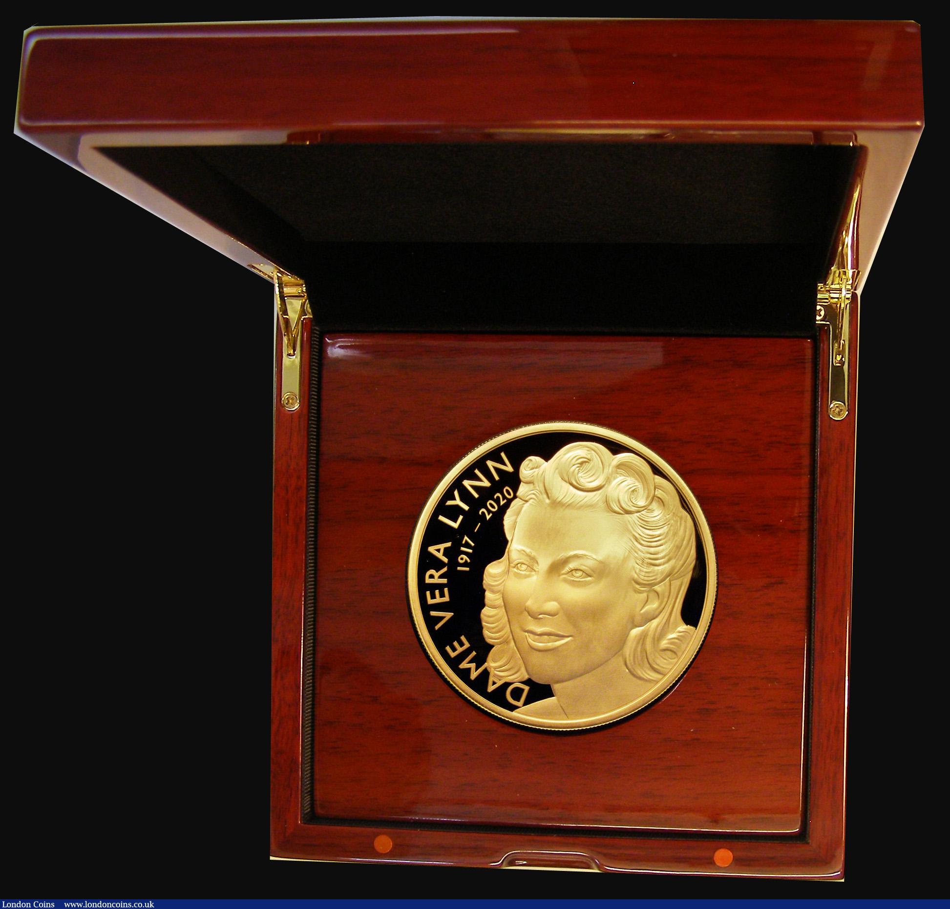 London Coins : A178 : Lot 237 : Five Hundred Pounds 2022 Dame Vera Lynn celebrating her Life and Legacy 1917-2020 5oz. Gold Proof S....