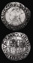 London Coins : A178 : Lot 1000 : Shilling Elizabeth I Second Issue S.2555 mintmark Martlet, 5.97 grammes, Obverse with portrait VG, l...