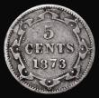 London Coins : A178 : Lot 1028 : Canada - Newfoundland Five Cents 1873 VG Rare