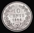 London Coins : A178 : Lot 1138 : Netherlands 10 Cents 1848 KM75 Choice Unc