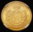 London Coins : A178 : Lot 1188 : Sweden Ten Kronor Gold 1901EB KM#767 in an NGC holder labelled 'Nordic Hoard' Brilliant Un...