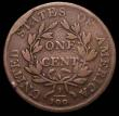 London Coins : A178 : Lot 1213 : USA Cent 1803 Breen 1754 Small Date and fraction, 10 Berries, Sheldon 246, Breen 1754 with reverse d...