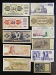 London Coins : A178 : Lot 133 : World (11) Iceland 10 Kronur 1981-1986 issue, Pick 48 UNC, Italy (3) 10000 Lire 1984 issue, signatur...