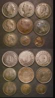 London Coins : A178 : Lot 2048 : Cyprus (19) 45 Piastres 1928 VF, 18 Piastres (5) 1901 VG/Near Fine (2), 1921 (2) Near Fine and Fine,...