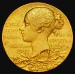 London Coins : A178 : Lot 628 : Queen Victoria Diamond Jubilee 1897 26mm diameter in gold, the official Royal Mint issue, by G.W. de...