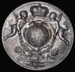 London Coins : A178 : Lot 640 : Union of England and Scotland 1707 34mm diameter in silver by J. Croker/S.Bull, Eimer 425 Obverse: B...