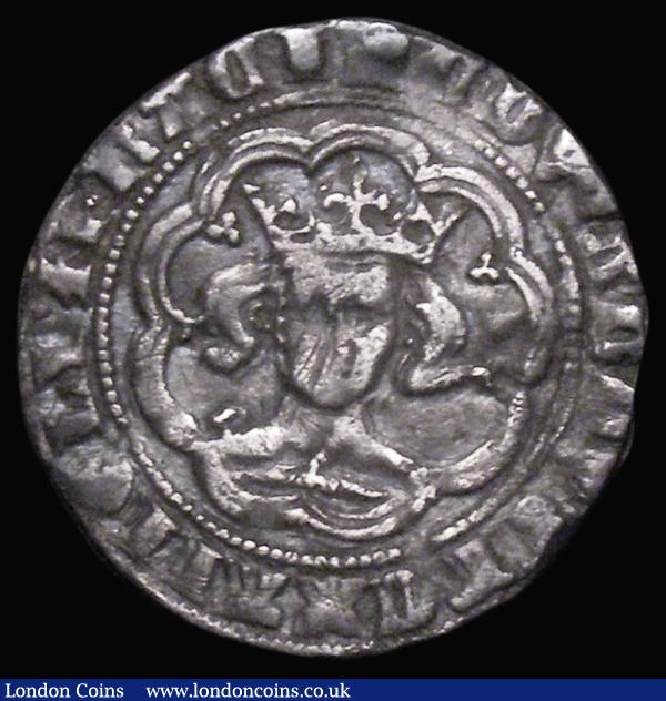 Halfgroat Edward III Post Treaty S.1640, 23.06 grammes, Fine/Good Fine : Hammered Coins : Auction 179 : Lot 1357