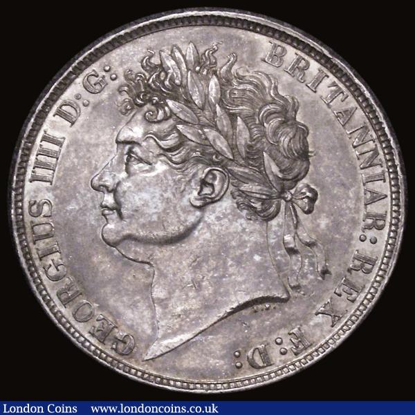 Crown 1821 SECUNDO ESC 246, Bull 2310 VF with a colourful underlying tone : English Coins : Auction 179 : Lot 1458