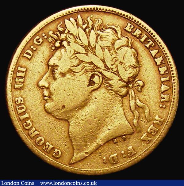 Sovereign 1821 Marsh 5, S.3800 VG or better : English Coins : Auction 179 : Lot 2010