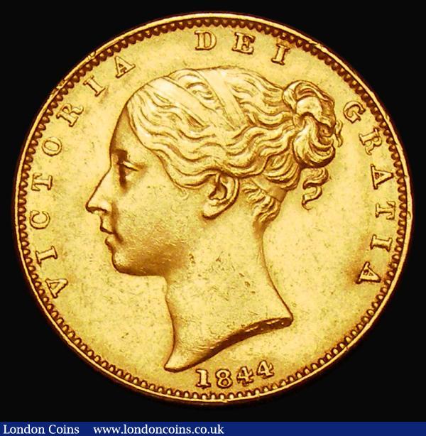 Sovereign 1844 First 4 over inverted 4 in the date, Marsh 27A VF or slightly better with a few small rim nicks, a well-struck example of this key rare variety, this type seldom seen : English Coins : Auction 179 : Lot 2033
