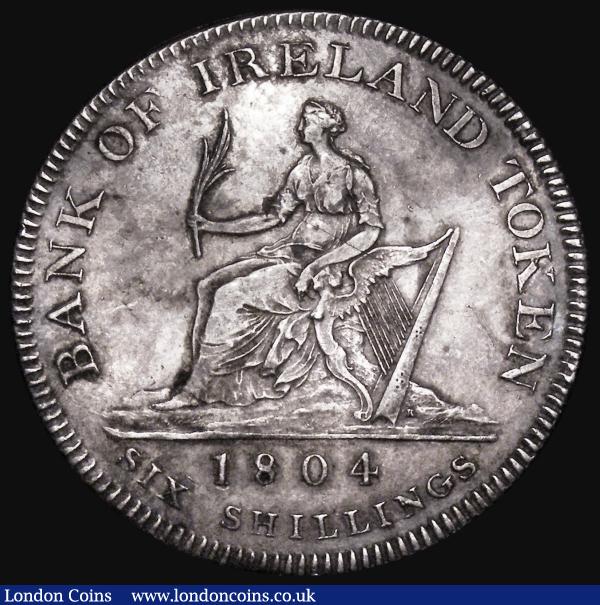 Ireland Six Shillings Bank token 1804 S.6615 VF toned, the obverse with some scratches : World Coins : Auction 179 : Lot 1149