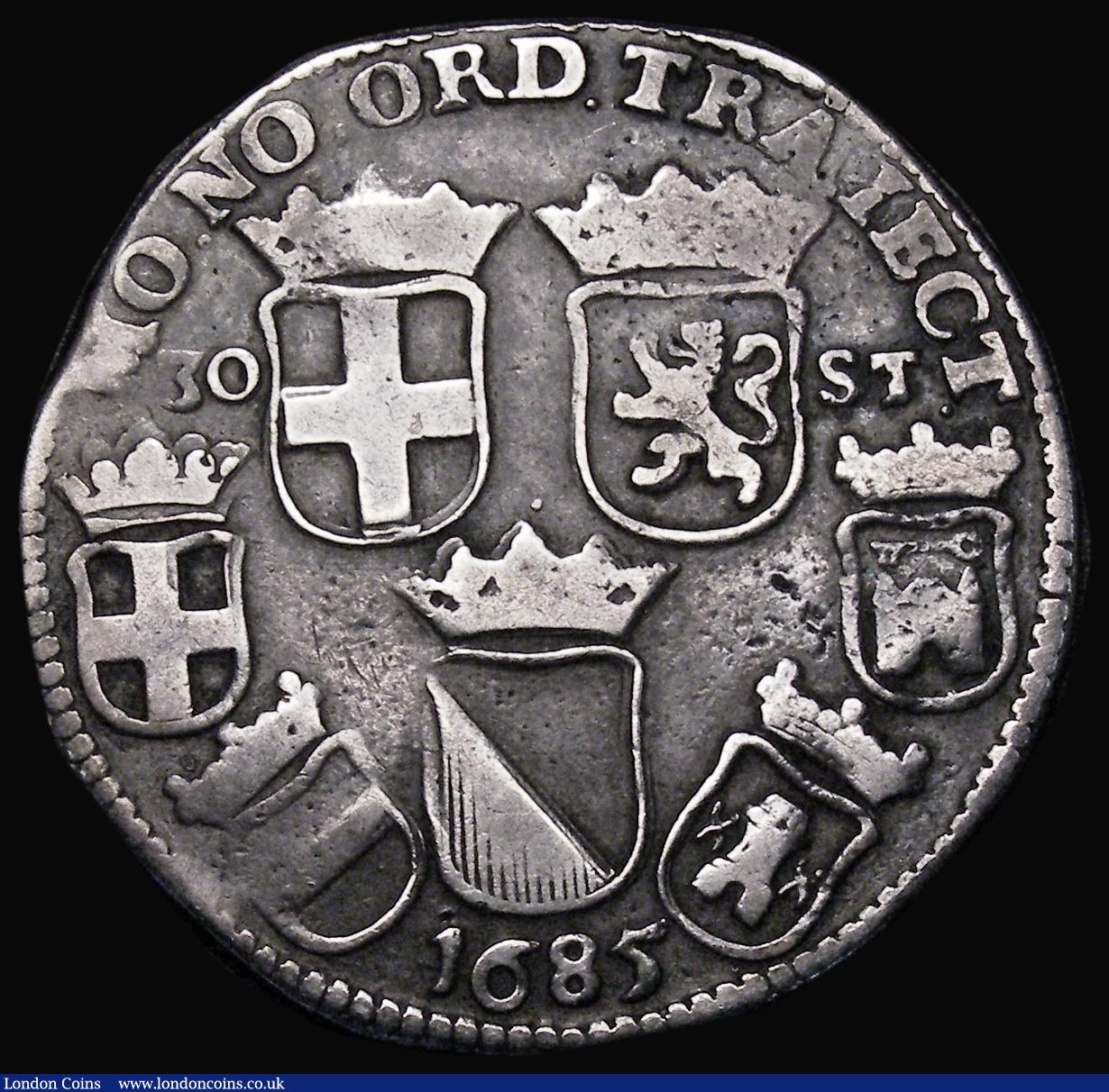 London Coins : A179 : Lot 1196 : Netherlands - Utrecht 30 Stuivers (Daalder) 1685 KM#73 VG