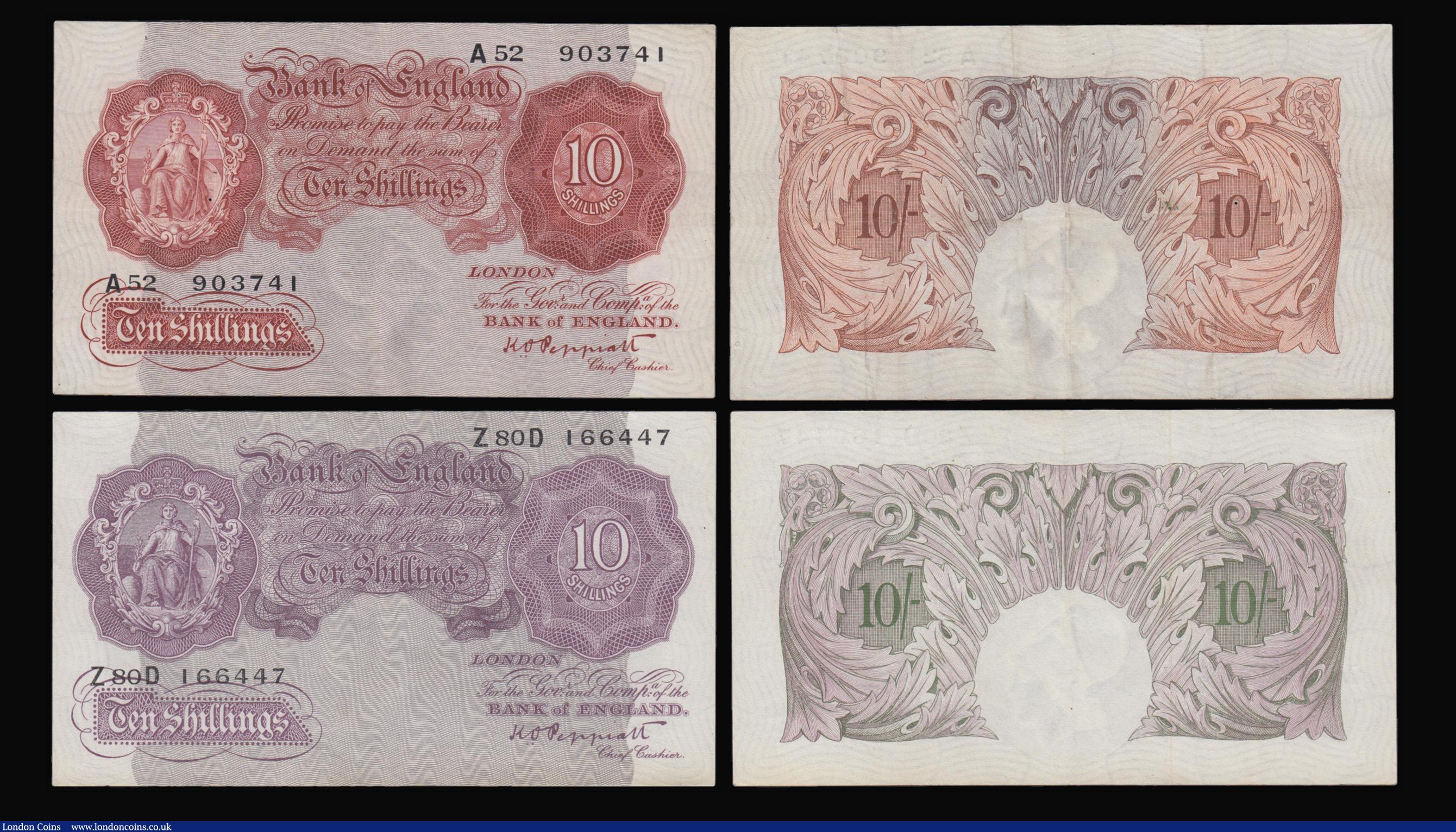 London Coins : A179 : Lot 13 : Ten Shillings Peppiatt & Beale Britannia medallion issues (5) in various grades VF - GVF to EF -...