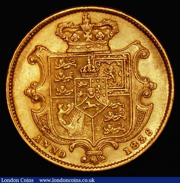 Sovereign 1836 Marsh 20, S.3829B VF/GVF : English Coins : Auction 179 : Lot 2029