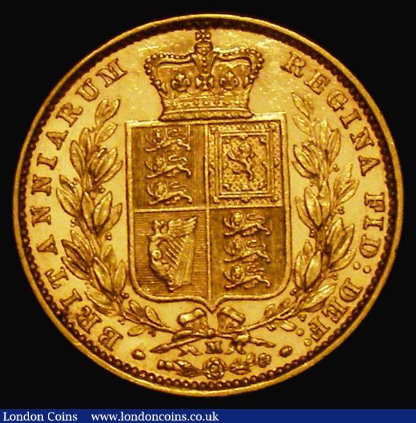 Sovereign 1886M Shield Reverse, WW complete, Marsh 67, S.3854A, EF/GEF and lustrous, Extremely rare, rated R3 by Marsh, one of the key dates in the Melbourne Mint series and extremely sought after in high grades : English Coins : Auction 179 : Lot 2099
