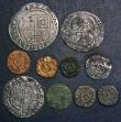 London Coins : A179 : Lot 1395 : Shillings to Farthings (10) Shillings (2) James I First Coinage S.2646 mintmark Lis Fair/Near Fine, ...