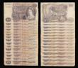 London Coins : A179 : Lot 49 : Ten Pounds Hollom 1964 B299 (49) all A prefix and including an A01 but this the only note in the gro...
